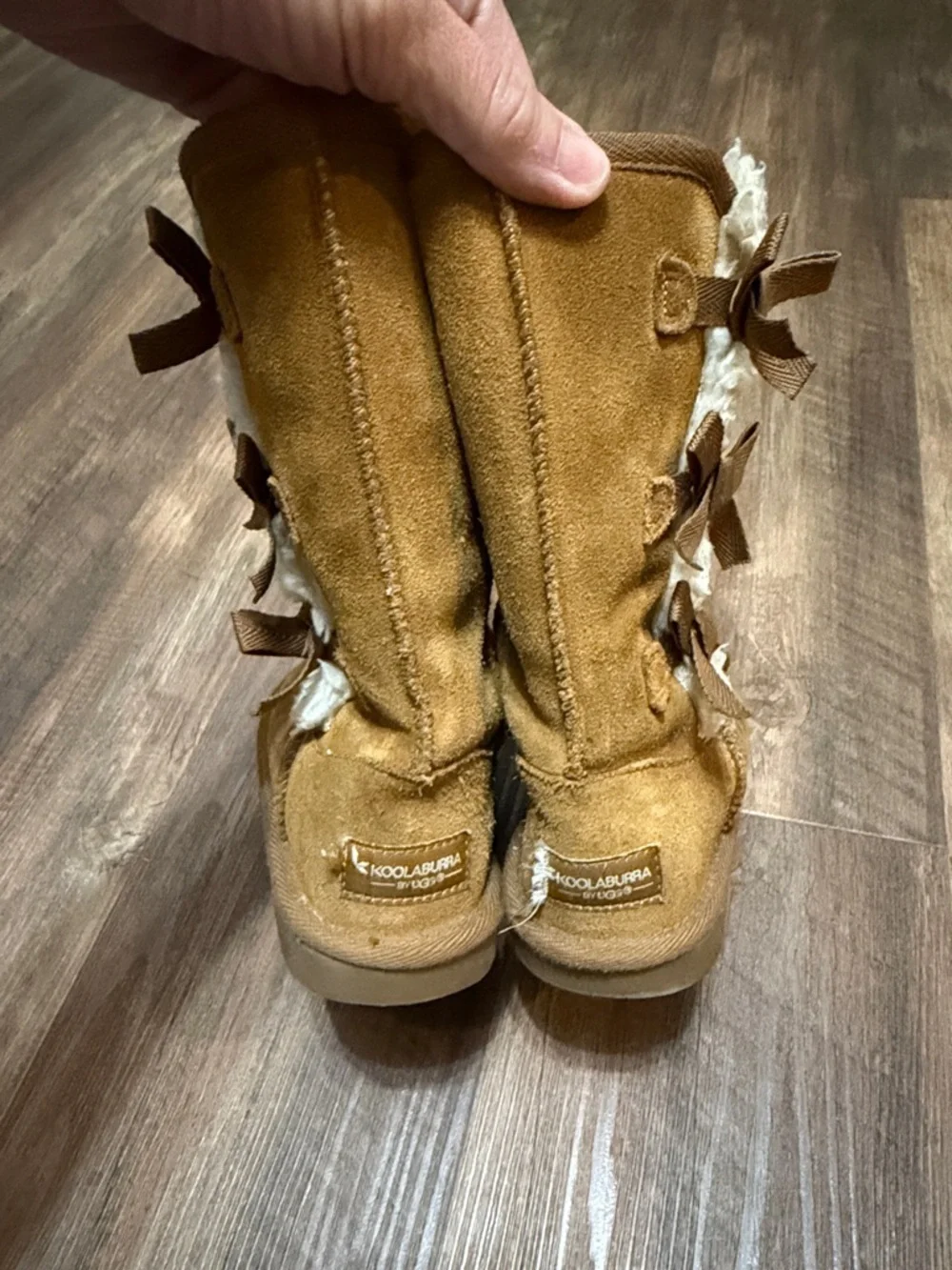 koolaburra by ugg girl's victoria tall boots style no. 1020171 size 12